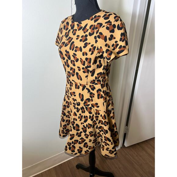 Essentiel Antwerp Leopard Print Dress Fits like Sz 2 - Picture 4 of 6